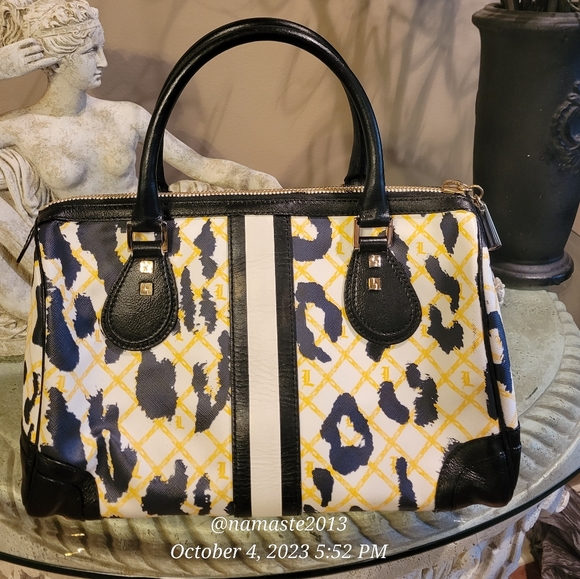 L.A.M.B. by Gwen Stefani Leopard Print Speedy Satchel Luxury Designer Bag #565 - Picture 3 of 13